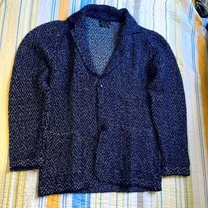 Massimo Dutti Knitted Blazer-Style Cardigan